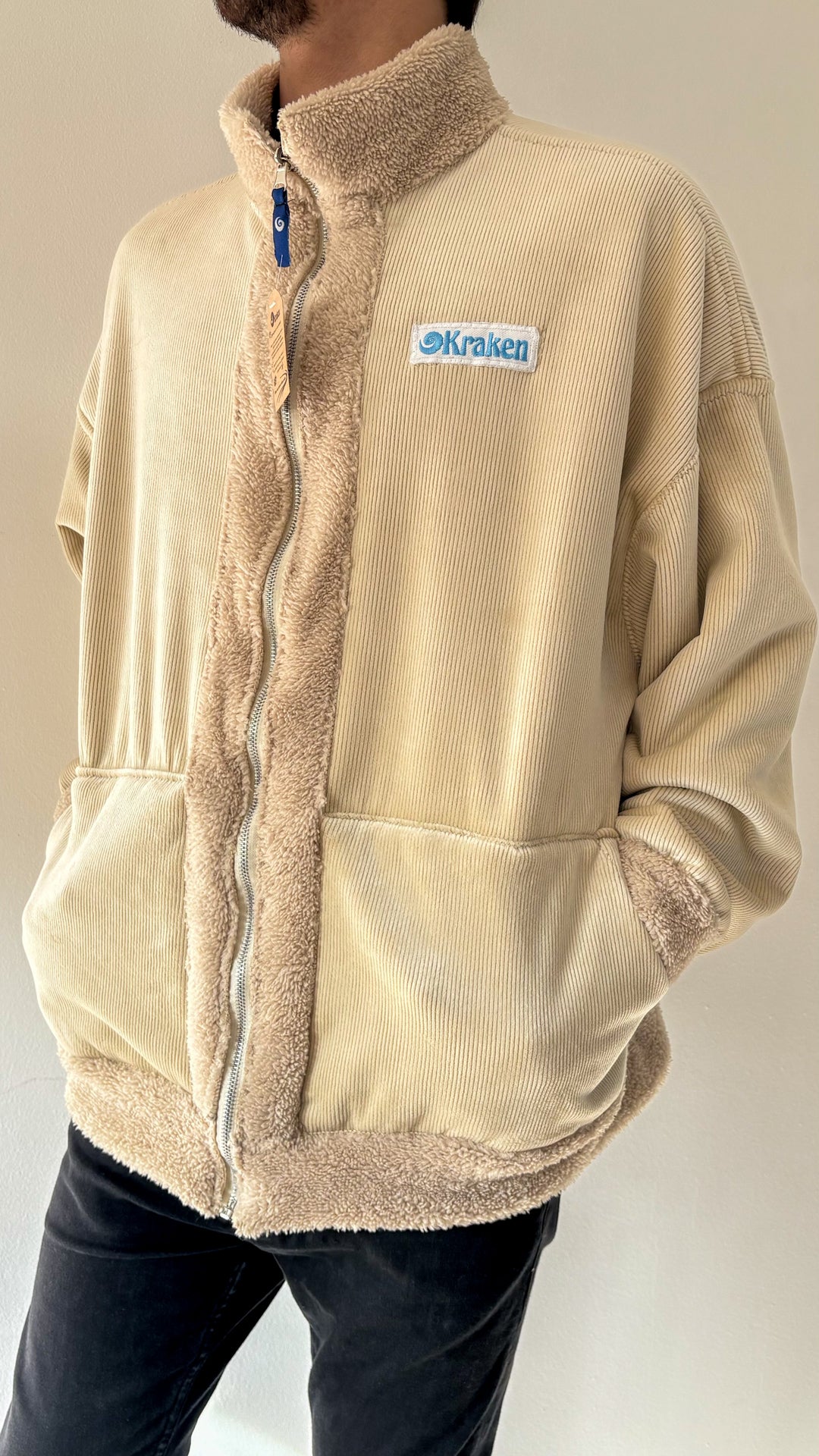 Campera reversible beige unisex
