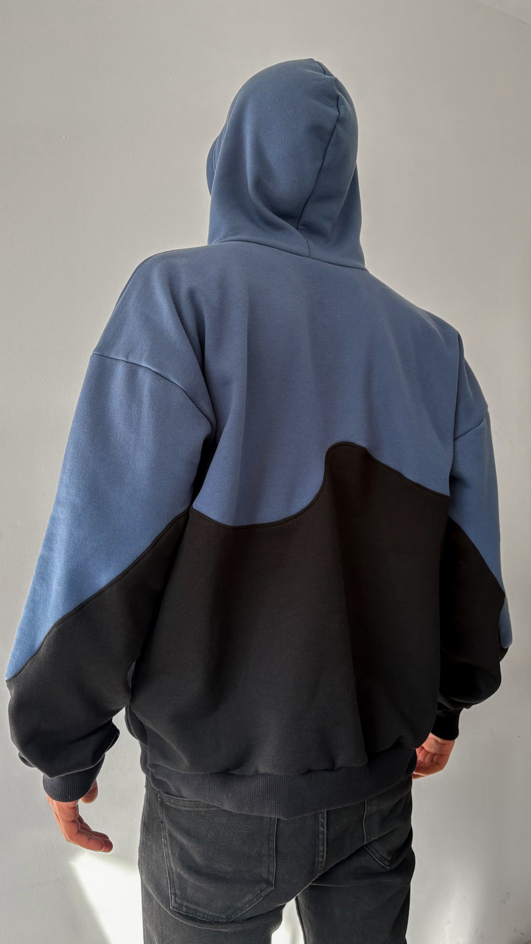 Canguro Una ola Negro y Azul unisex