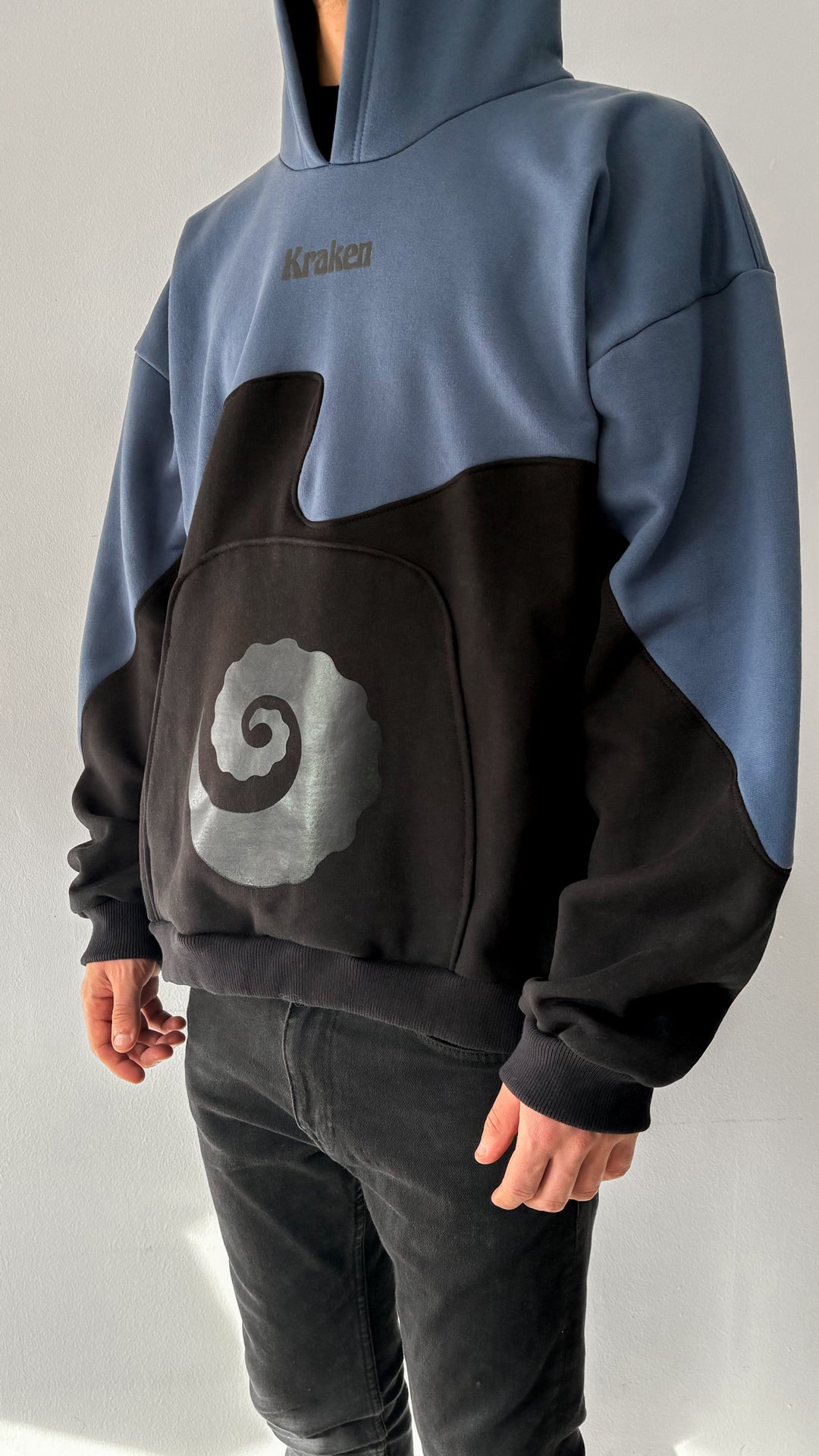 Canguro Una ola Negro y Azul unisex