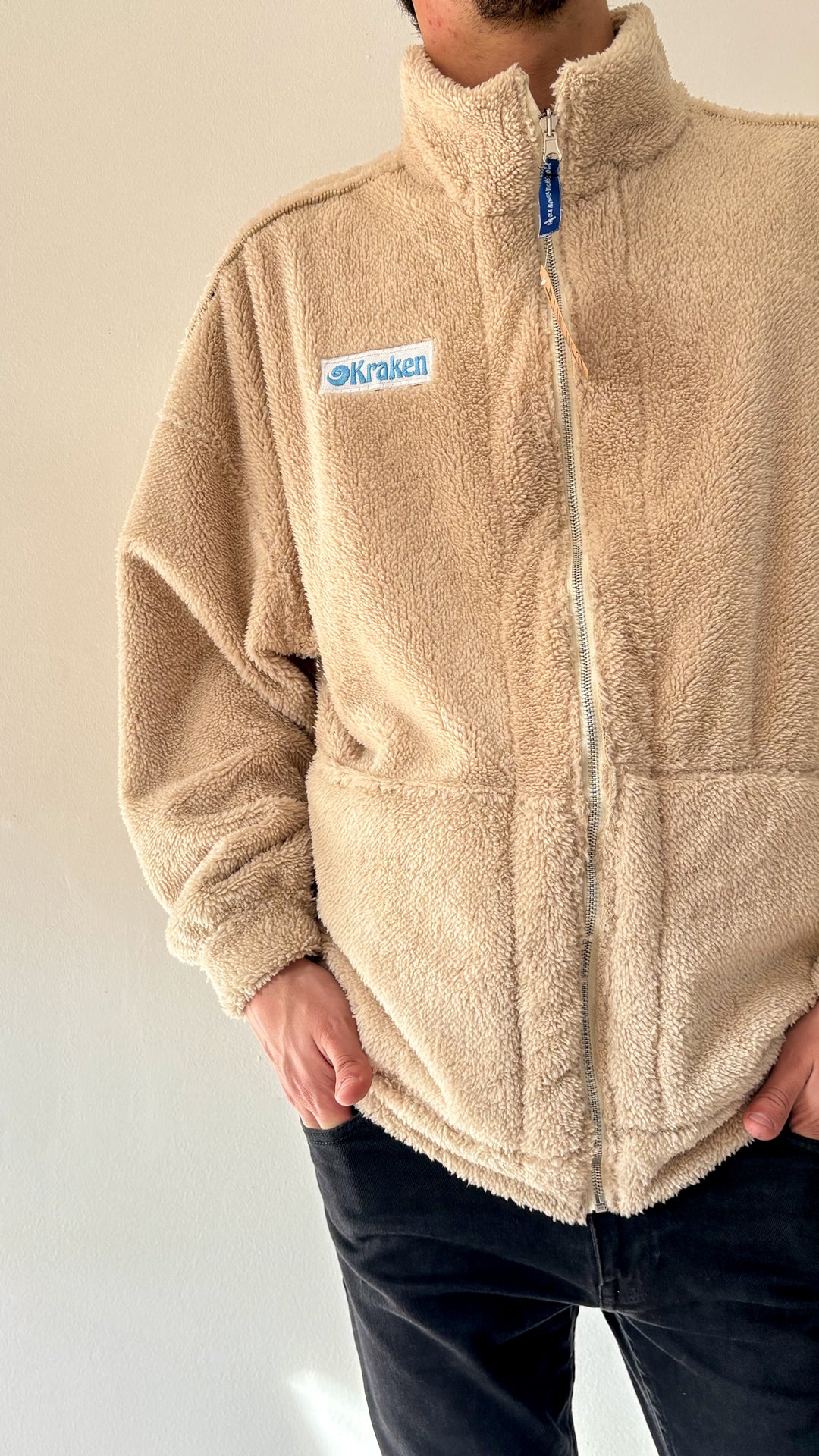 Campera reversible beige unisex