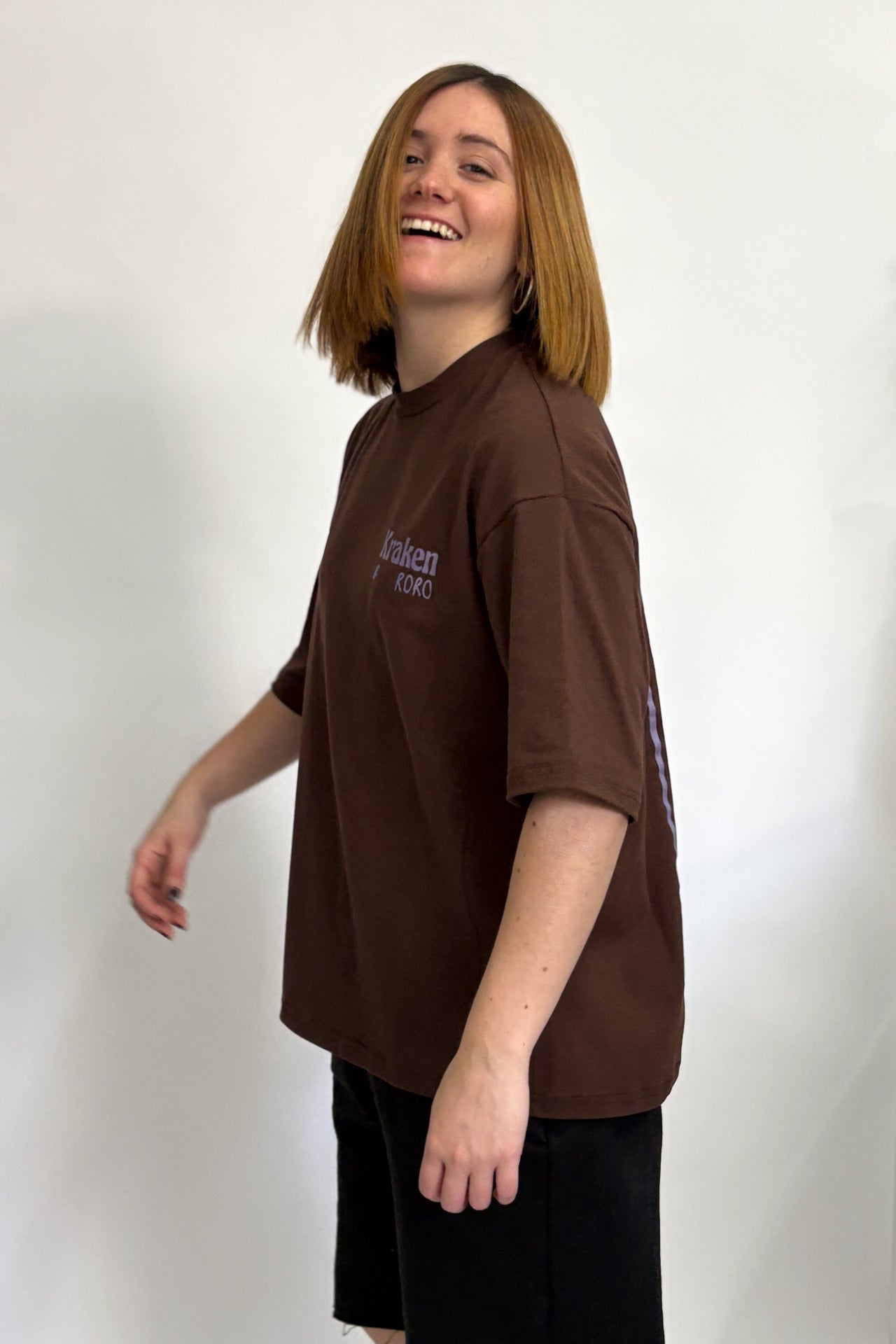 Remera chocolate El Sol x RoRo