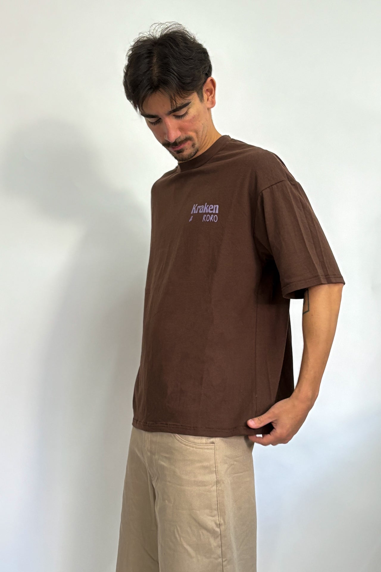 Remera chocolate El Sol x RoRo