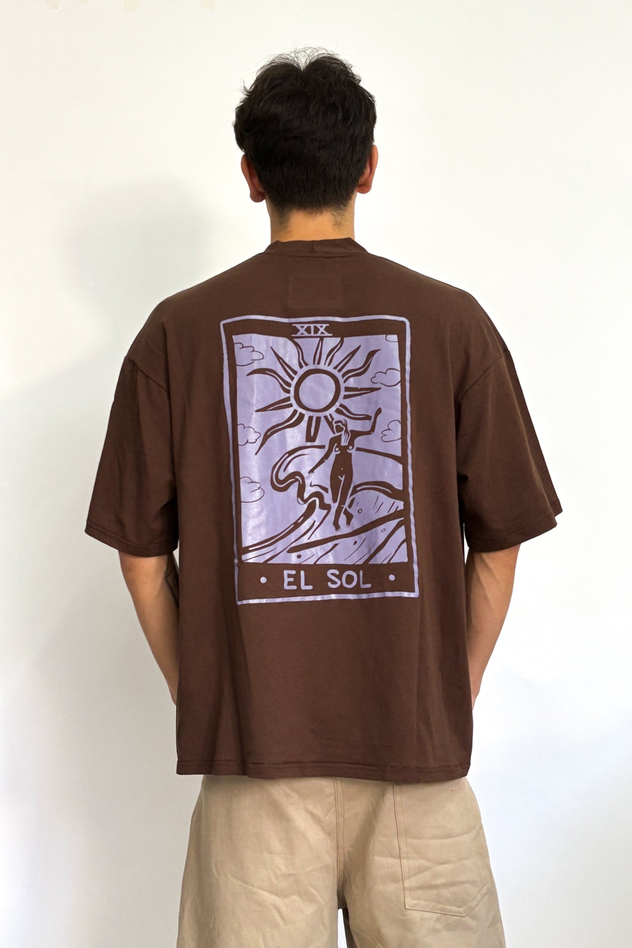 Remera chocolate El Sol x RoRo