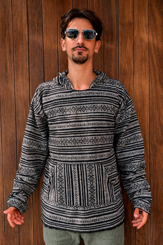 Canguro Hippie gris unisex