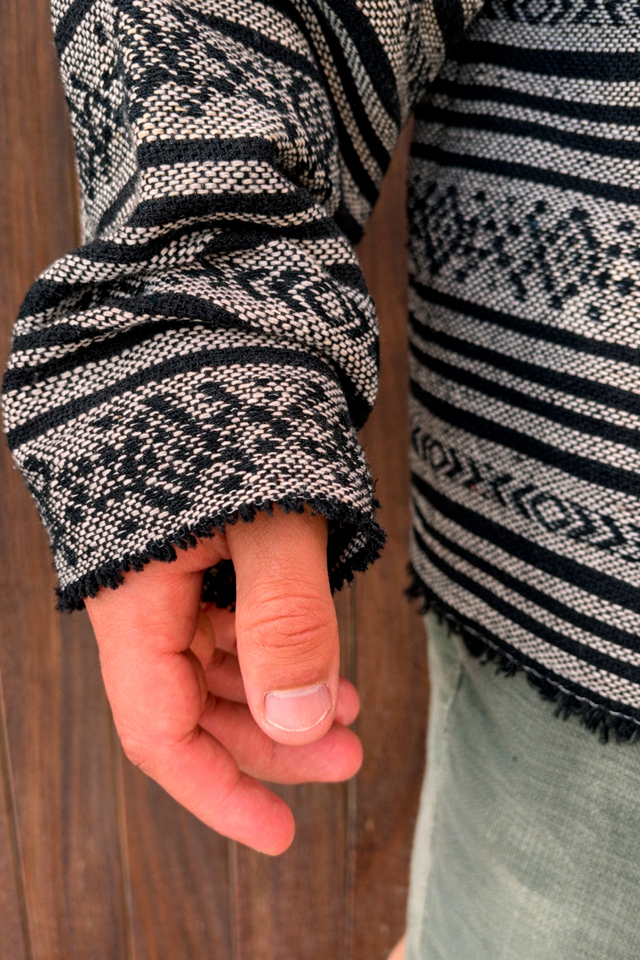 Canguro Hippie gris unisex