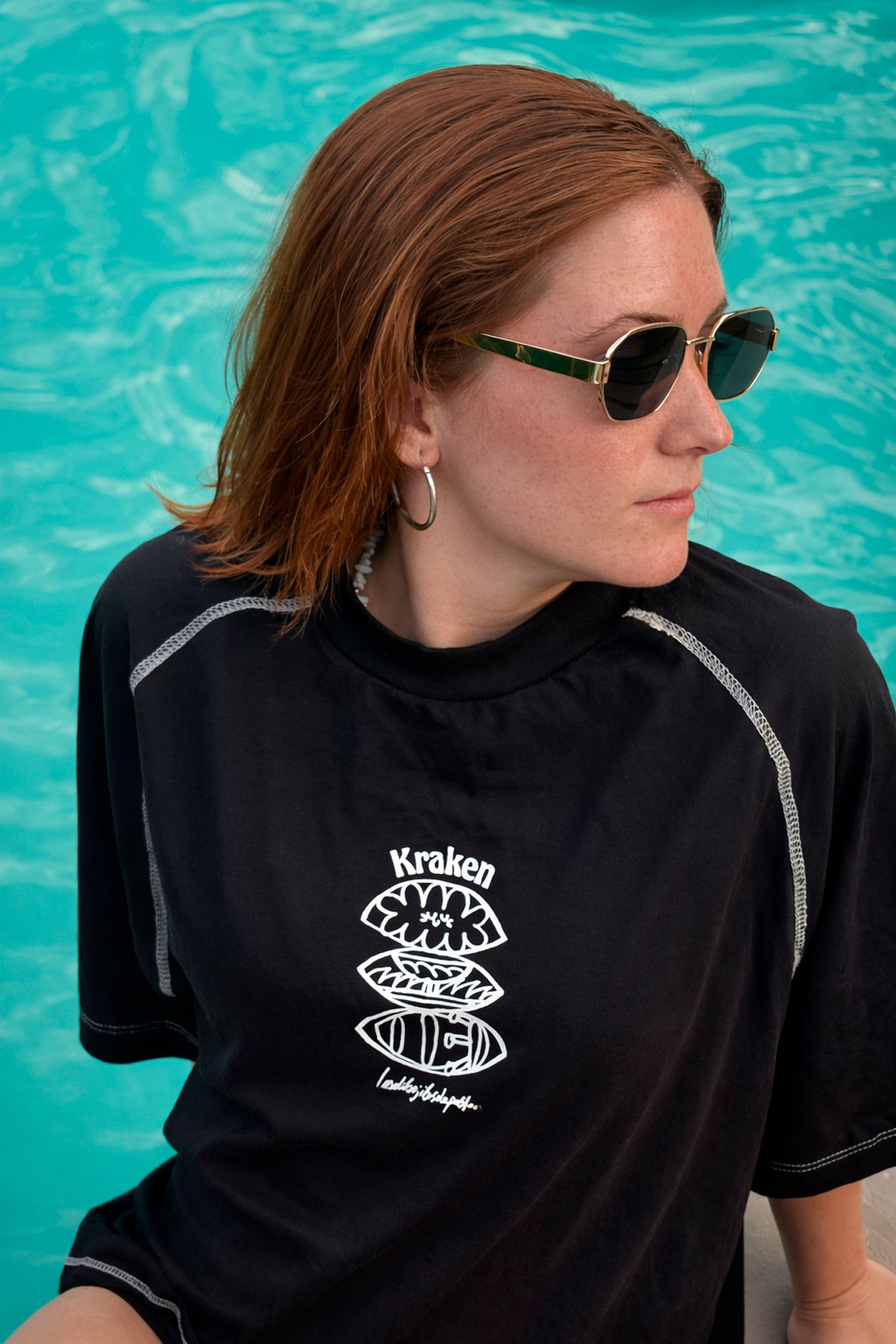 Remera negra x Los dibujitos de Pablo